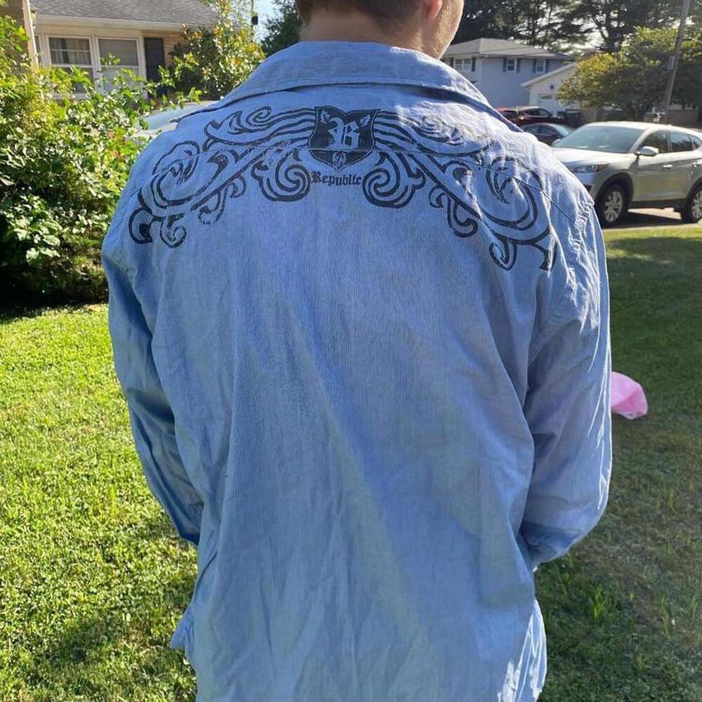 Banana Republic Men's Blue Shirt